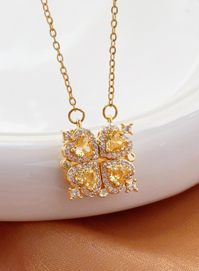 一款两戴项链炫小虫锁骨链女