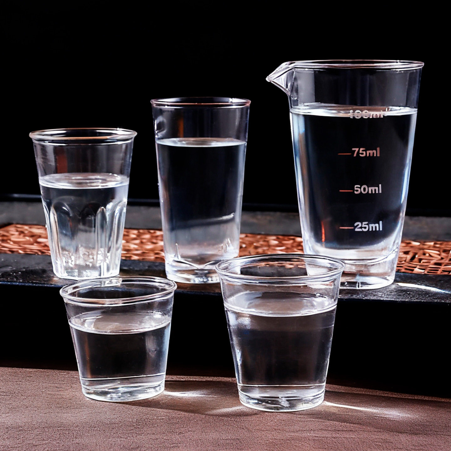 Disposable Liquor Dispenser Thickeneded Hard Transparent Small Graduated Wine Dispenser Merchant Wine Decanter