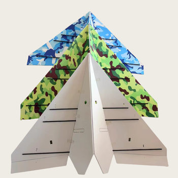 1m Magic Board Remote Control Paper Aircraft Tri-Wing Model Aircraft Competition Glider Electric Aircraft Accessories Wholesale