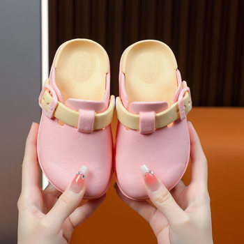 2025 New Sandals and Slippers Boys and Girls Non-slip Cave Shoes Lightweight Baotou Outdoor Baby Soft Bottom Beach Bonken Shoes