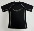226 short-sleeved tights with large logo black