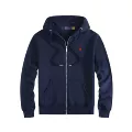 W001-a fleece sweatshirt royal blue red