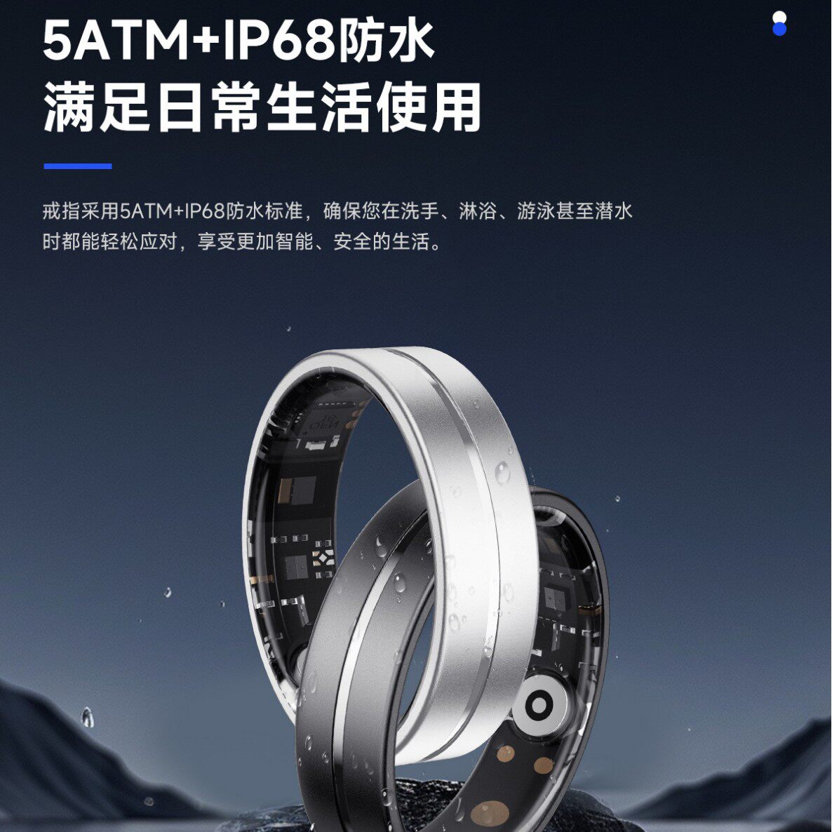 Tk07 Cross-Border New Black Technology Ultra-Thin Ultra-Narrow Smart Ring Heart Rate Blood Oxygen Sleep Monitoring Health Ring