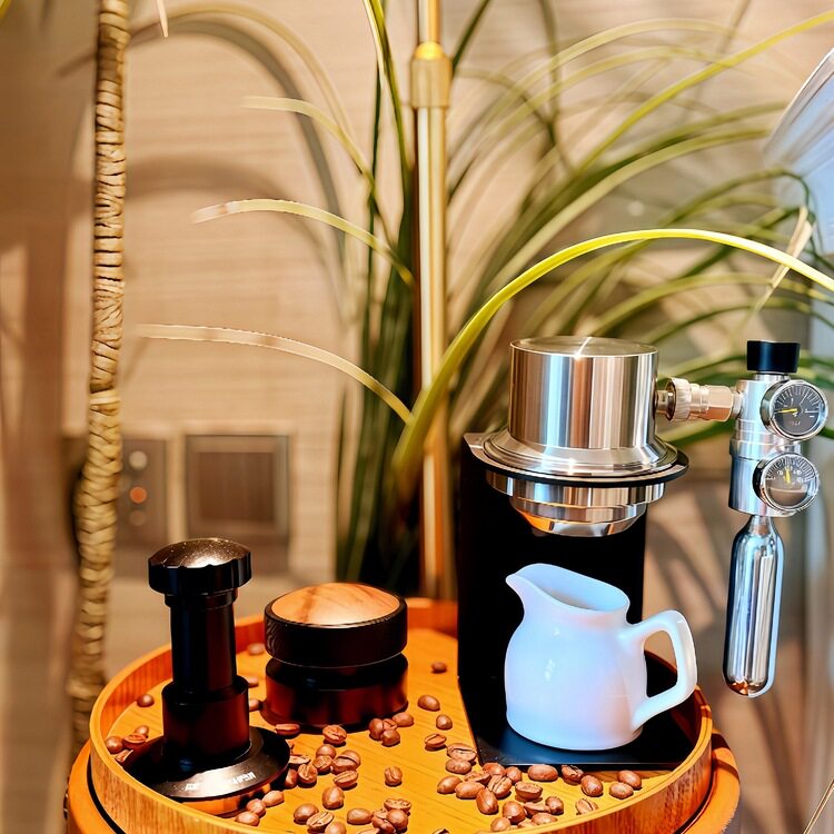 Kaxiaopao Pneumatic Coffee Machine Household Small Portable Espresso Machine Outdoor Camping Coffee Machine No