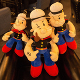 Новая плюшевая игрушка Popeye, кукла-подушка, подушка из мультфильма "Попай" в том же стиле, подарок для ребенка, женский