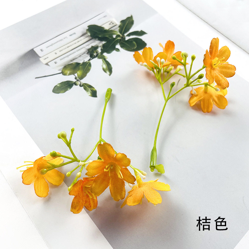 仿真小花瑞香花串 diy丁香花手工头饰材料配件学士帽套装道具假花