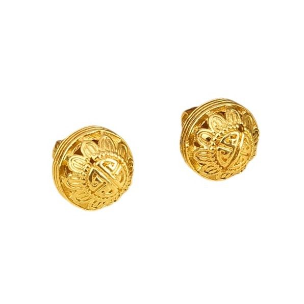 New Chinese Style Button Small Pendant Beads Tang Suit Hanfu Ethnic Style Decorative Buckle DIY Beads Button Wholesale Metal Buckle