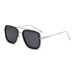 New Iron Man Same Style Sunglasses, European and American Sunglasses, Men's Trendy Glasses, Fashionable Square Frame Spider-Man Sunglasses