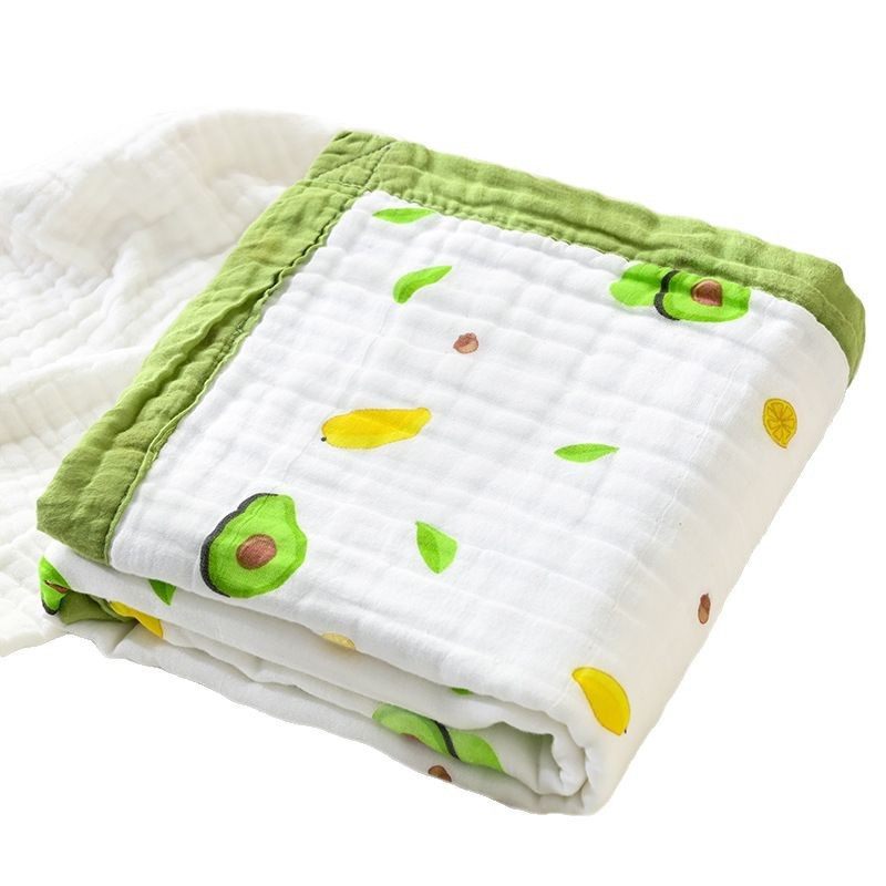 Baby Gauze Bath Towel Six-Layer High-Density Bubble Gauze Children's Quilt Baby Children's Bath Towel Nap Small Wrap Towel Dropshipping
