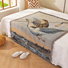 Jacquard Cotton Thread Oil Painting Tapestry Outdoor Camping Style Blanket Stall Trunk Blanket Office Nap Blanket Gift Blanket