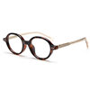 2310 Personalized Retro Oval Men's and Women's Literary Myopia Glasses Frames Trendy Flat Frames Plate Feet Can Be Matched with Prescription Trend