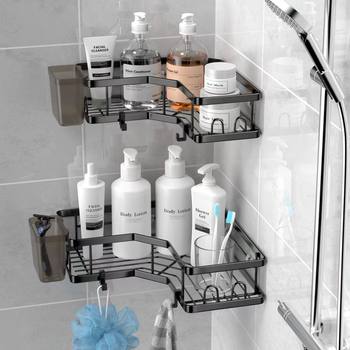 Cross-border Bathroom Storage Rack Punch-free Toilet Washstand Toilet Tripod Toilet Wall-mounted Storage Rack