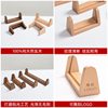 U-Shaped Solid Wood Base Acrylic Board Walnut Photo Frame Wooden Desktop Conference Sign Calendar Beech Dining Sign Display