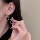 S925 серебряная игла с четырехлистным клевером, ушная пряжка, легкие роскошные серьги высокого класса, модные серьги, ретро темперамент, нишевые серьги оптом mini 3