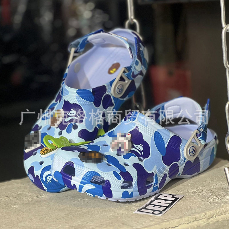 Beep's adult-child-printed cape-hole-hole-shoe comfort slipper sandal sandals 209488