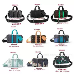 Cross-Border Trend L Brand Monogram Women's Bag, Single Shoulder Crossbody Bag, Fashionable Printed Handbag, Medium-Sized Pillow-Shaped Bag