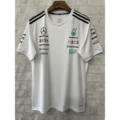 2025F1 Mercedes White Advertisement