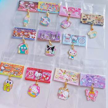 Cute Sanrio Metal Zipper Buckle Decorative Bag Pendant Pendant Lobster Buckle Ugly Fish Cat Keychain