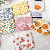 Coin Purse Fabric Women's Cute Mobile Printed Wallet One-piece Square Small Pocket Bag Thin Cute Coin Bag