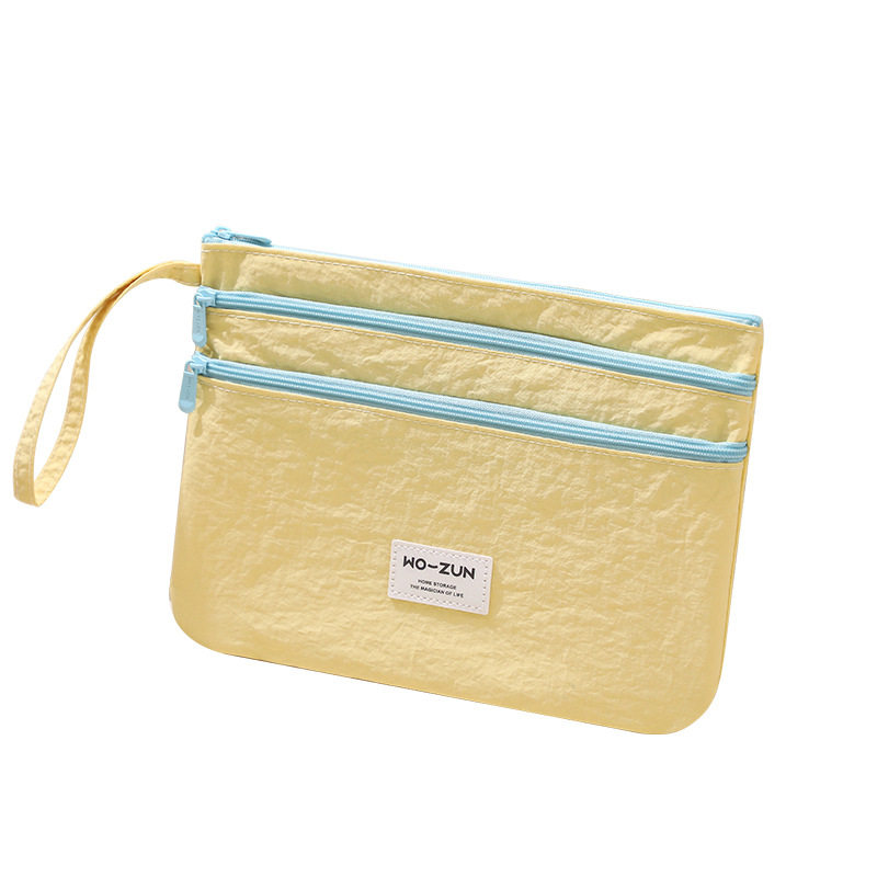 Explosive! Fashionable Contrasting Color Taslan Id Bag, Business Multi-Functional Storage Bag, Portable Id Card Bag, Best-Selling Model