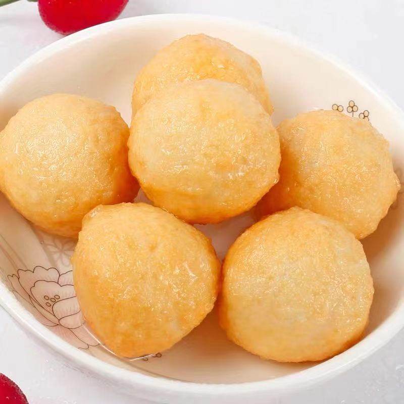 Authentic Handmade Haizhica Gold Fish Balls from Chaoshan Specialty, Produced and Processed in Shantou Region, Various Types of Frozen Meatballs