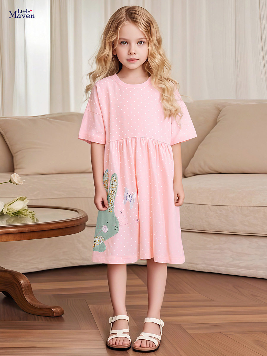 Factory Children's Clothing Wholesale, Summer Cute Girls' Dress, Kids' Princess Dress