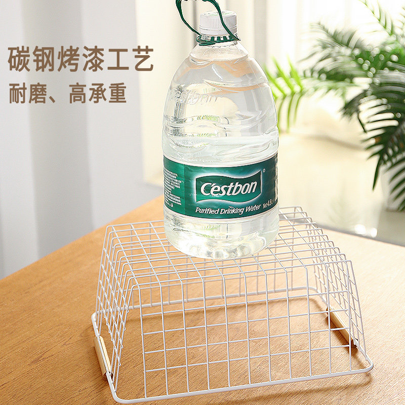 Casual Iron Storage Basket Sundry Wooden Handle Storage Basket Living Room Snack Desktop Storage Rack Storage Wire Baske