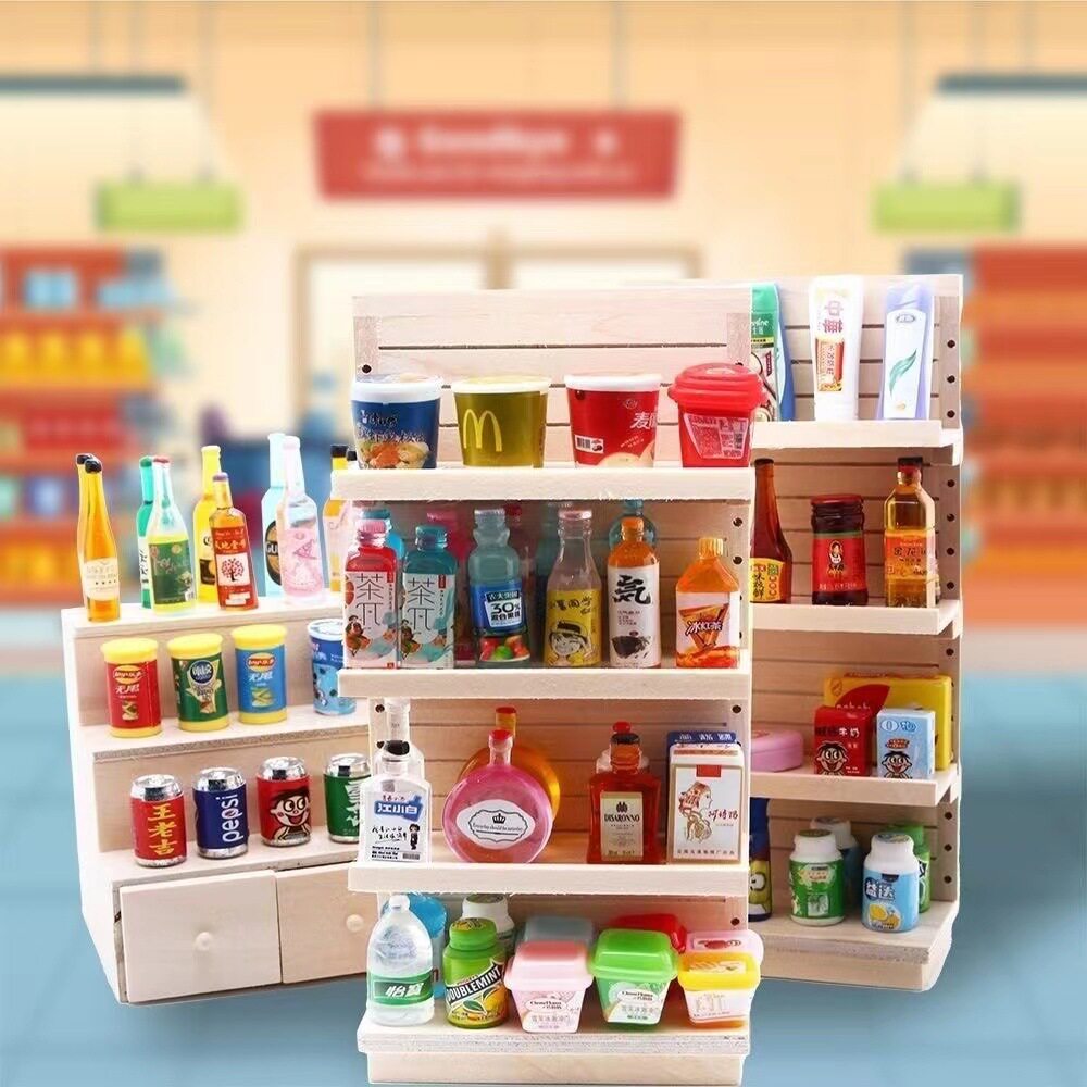 Express Box Food Toy Blind Box Mini Miniature Ornaments Package Simulation Crafts Claw Machine Gifts Cultural and Educational Store Gifts