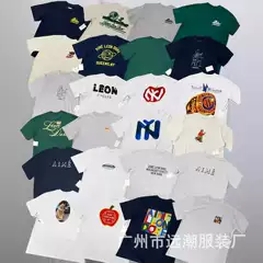 ALD Short-sleeved Correct Edition Classic Letter Print New York Landmark INS Fashion Brand American Style Retro Wear All-match T-shirt
