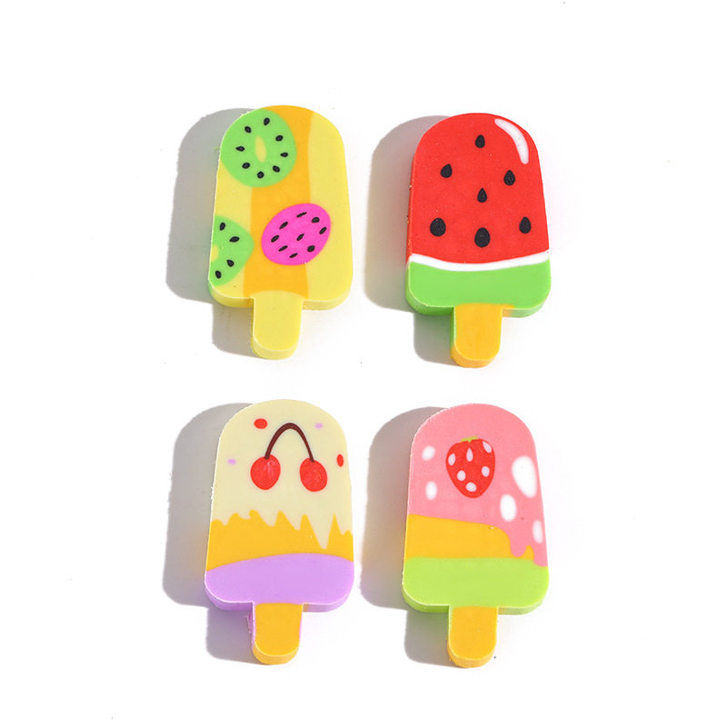 Popsicle Eraser Ice Cream Ice Cream Cute Creative Children's Stationery Prizes Gifts Wholesale Cross-Border Gift Prizes