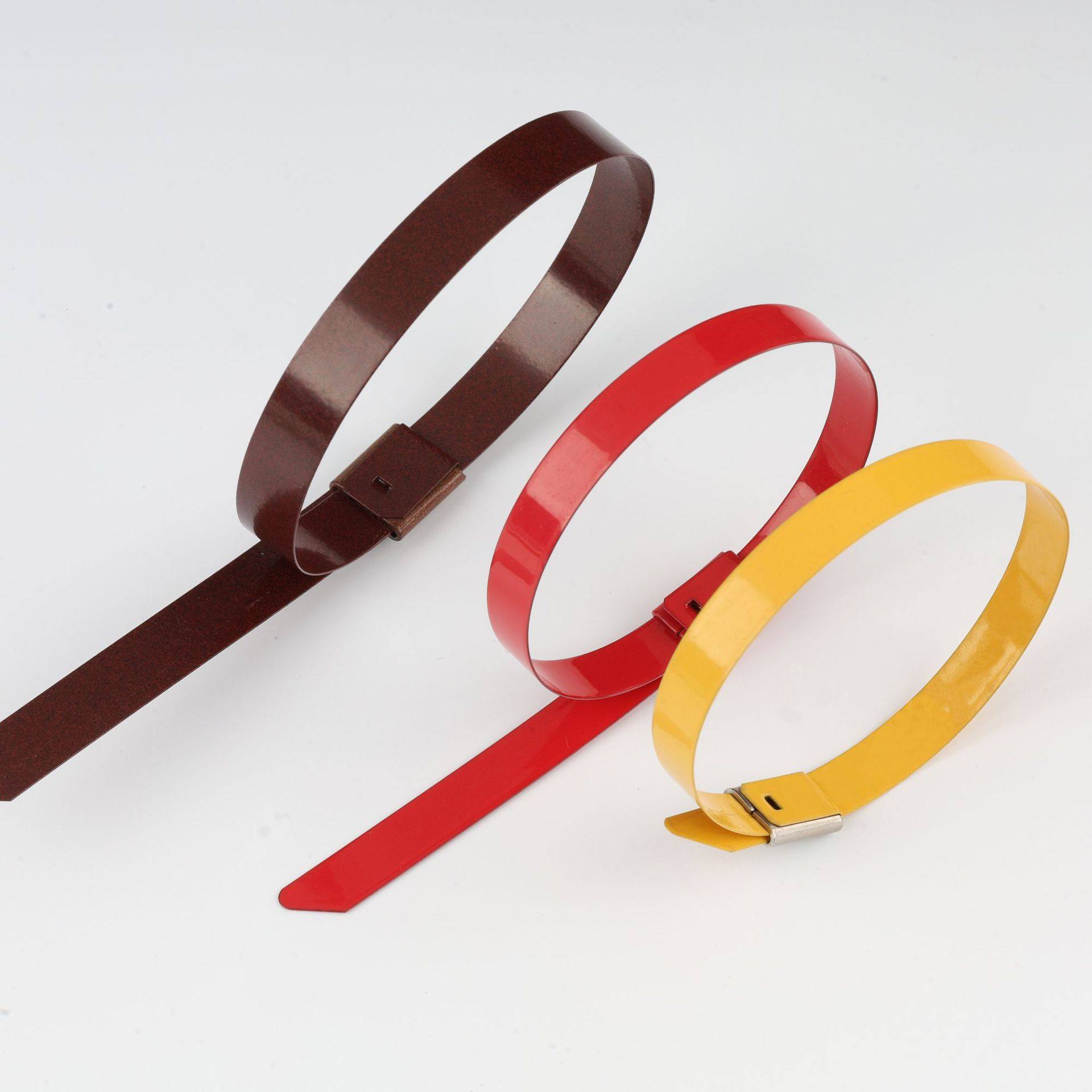 304 stainless steel self-locking cable tie manufacturers wholesale color self-locking cable tie stainless steel cable tie full spray plastic cable tie