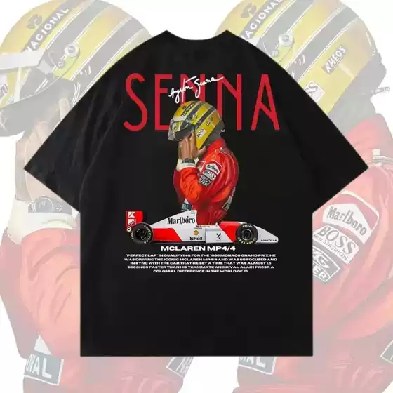 2025 Ayrton Senna Formula 1 Graphic T-Shirt