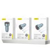 Fengneng C18 Aluminum Alloy Mini Car Charger Dual Port A+C Smart Qc3.0 Super Fast Charging Pd Car Charger 48W