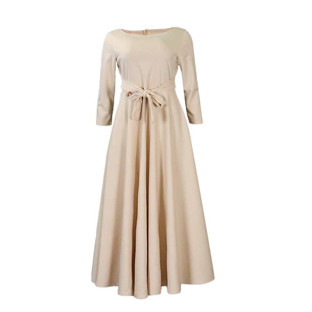 Plus Size African Long Dress Fashionable Tie Design Elegant Style Spring Summer Collection Wholesale Available
