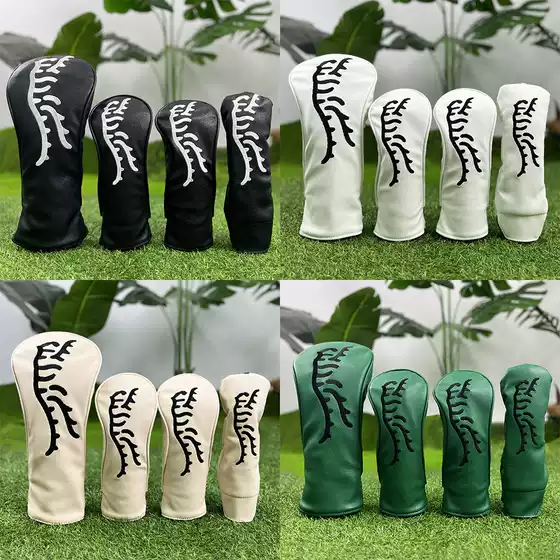 Golf Club Cover Cross-Border Hot Selling Simple Tiger Driver Cover Factory Direct Sales Club Protective Cap Cover