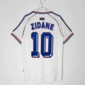1998 france away custom #10 jersey