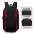 Casual backpack-black red l