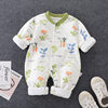 Baby's one-piece clothing autumn and winter cotton thin cotton men's and women's baby warm kayak climbing clothing newborn baby clothes