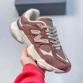 Brown suede