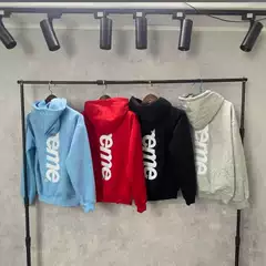 Cross-Border Foreign Trade Sup Heavy Industry Embroidered Letter Hooded Sweatshirt for Men, Heavyweight Fleece Pullover Jacket, Couple Style