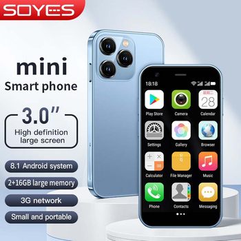 Cross-border Hot Selling Smartphone Soyes XS15 Mini Pocket Android Dual SIM Small Phone Google Store