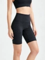 Black polka dots [five-quarter pants]