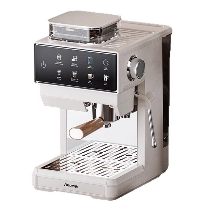 Ai Cross-Border Mocha Fully Automatic Italian Double Extraction Grinding Integrated Home Coffee Machine with Intelligent Temperature Control and Heating