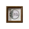 Hollow Book Frame Calligraphy Frame Hollow Cardboard Photo Frame Wall Hanging Frame Wholesale Square