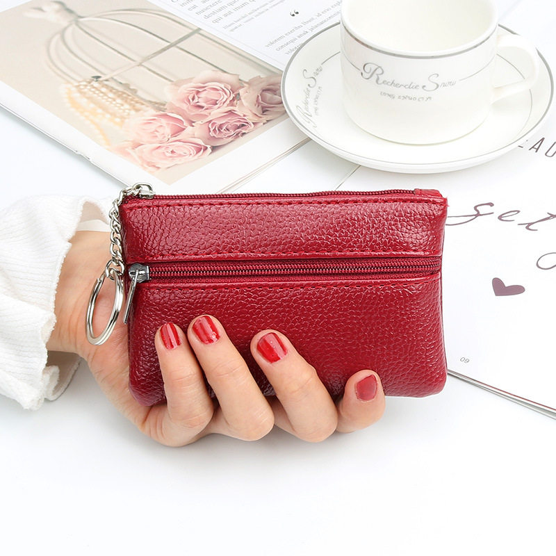 New Women's Coin Purse Zipper Mini Handbag Pocket Key Coin Bag Pocket Small Bag Short Wallet