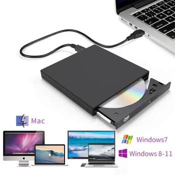 USB external optical drive computer external reading CD cddvd burner mobile optical drive box reading drive music