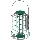 Трансграничная наружная подвесная кормушка для птиц metal PC tube plastic mesh bird cage feeder для птиц mini 10