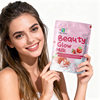 Foreign Trade Export Strawberry Flavored Milk Tea Beauty Glow Mik 15g*12 Bags Brightening Powder
