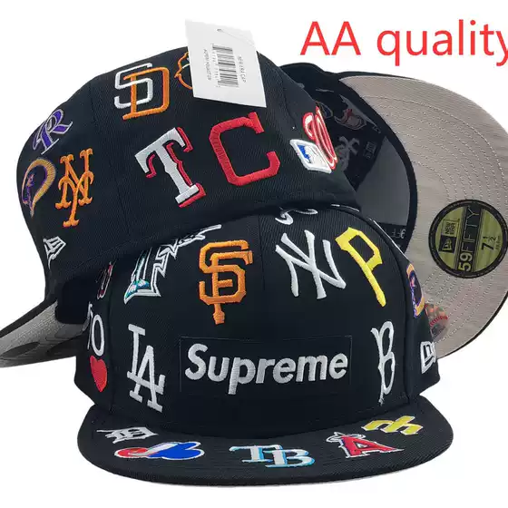 All-Star Baseball Basketball Cap with Full Head Embroidery Aaa Flat Brim Number Size Cap 2025 Brand New Cross-Border Export Best Seller