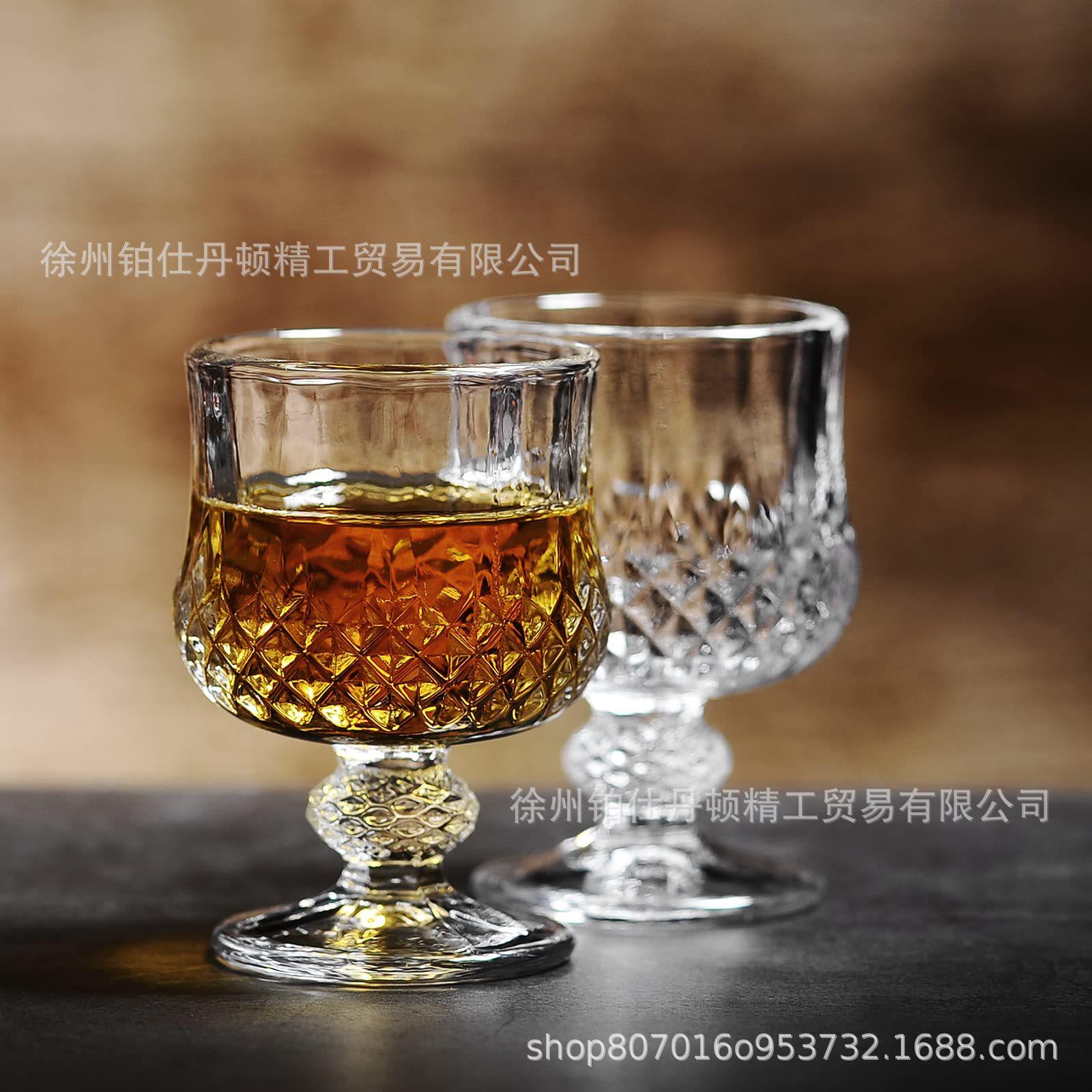 Amazon Sword Pattern Champagne Cup small size Fruit Juice Coffee Chilling Cup Candle Cup Glass Goblet Red Wine Glass Wine Utensils